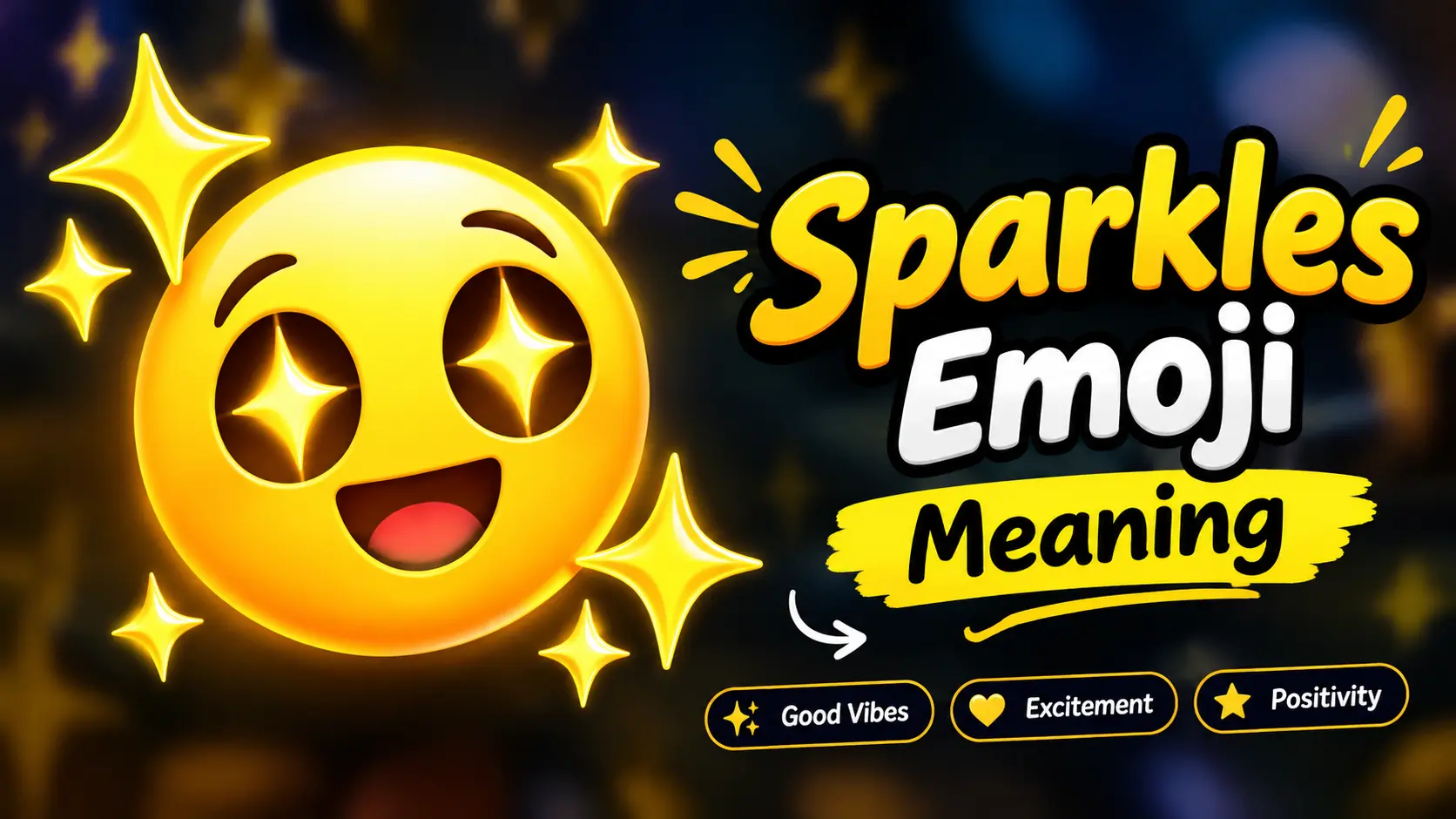 Sparkles Emoji Meaning