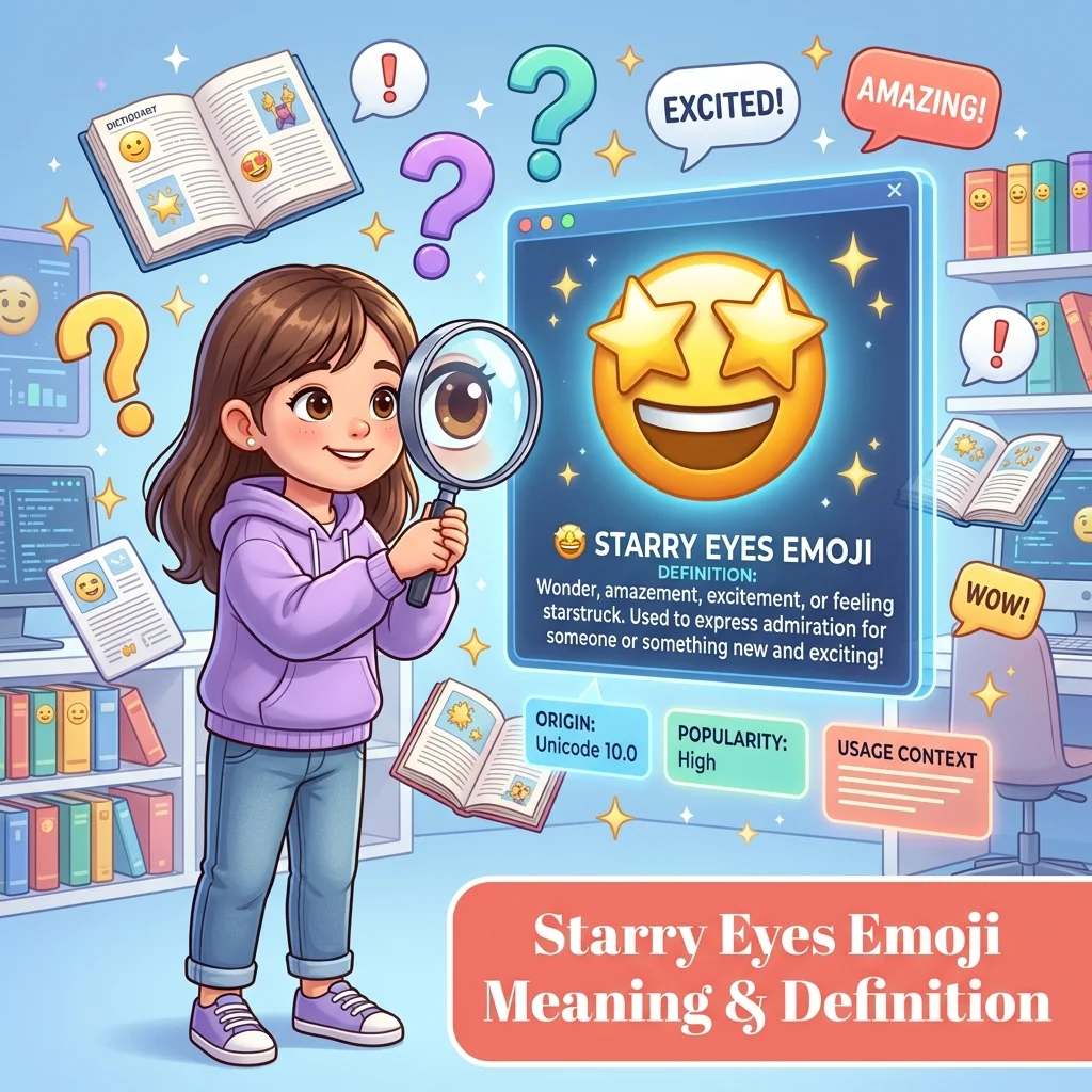 Starry Eyes Emoji Meaning & Definition