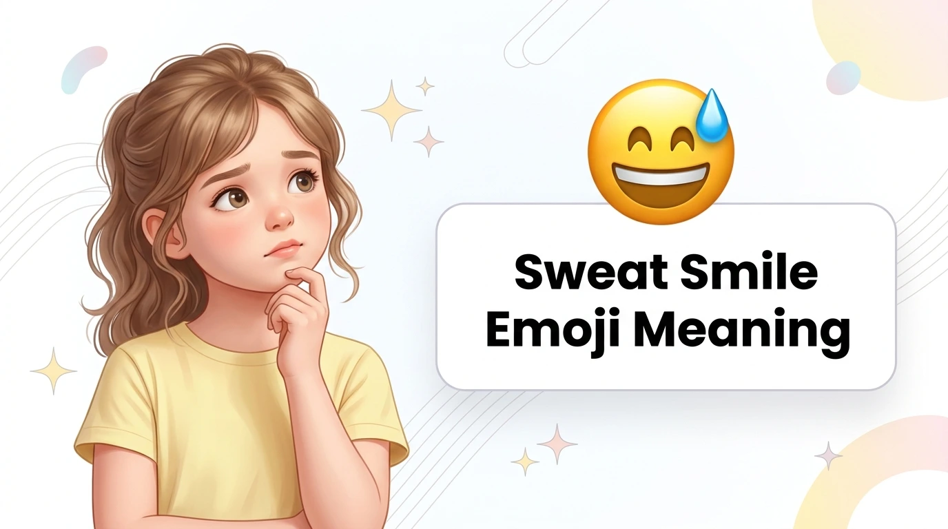 Sweat Smile Emoji Meaning