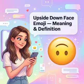Upside Down Face Emoji Meaning & Definition