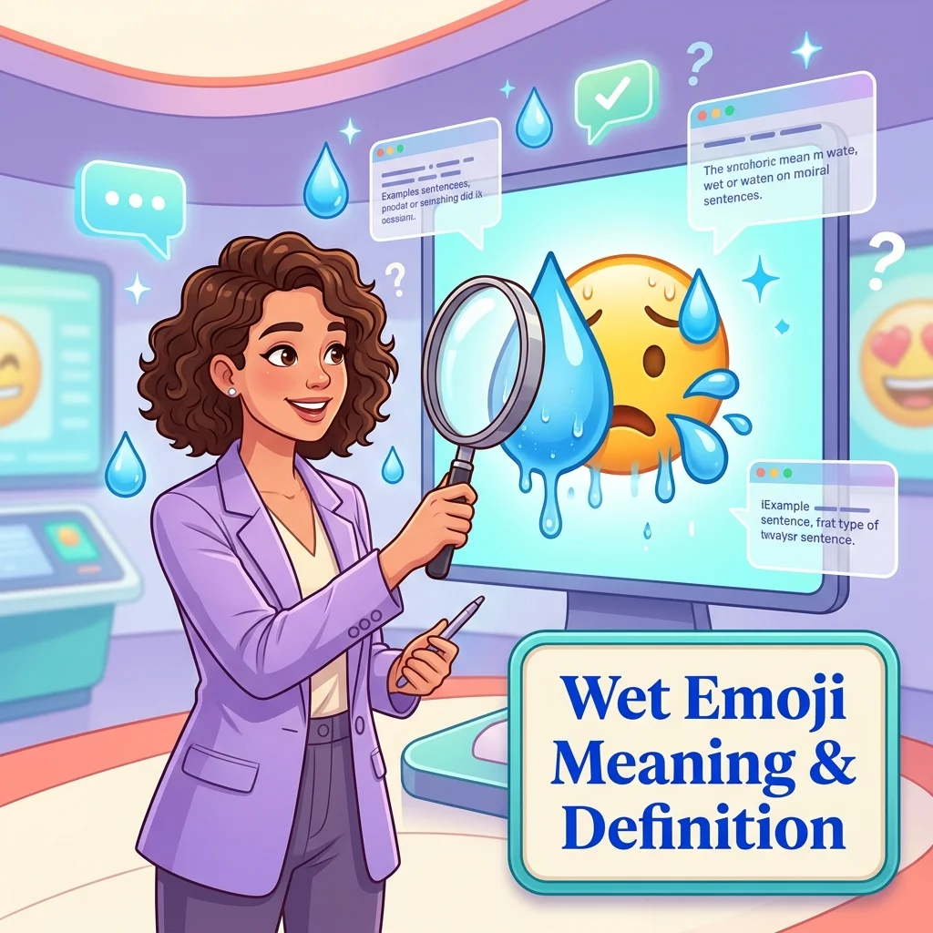 Wet Emoji Meaning & Definition