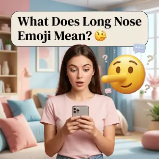 What Does Long Nose Emoji Mean? 🤥