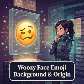 Woozy Face Emoji Background & Origin