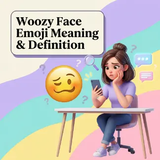 Woozy Face Emoji Meaning & Definition