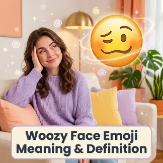 Woozy Face Emoji Meaning & Definition