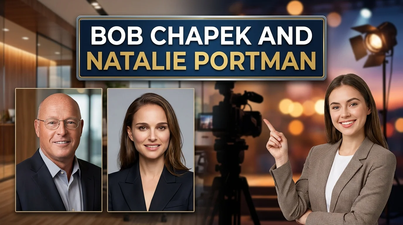 Bob Chapek and Natalie Portman