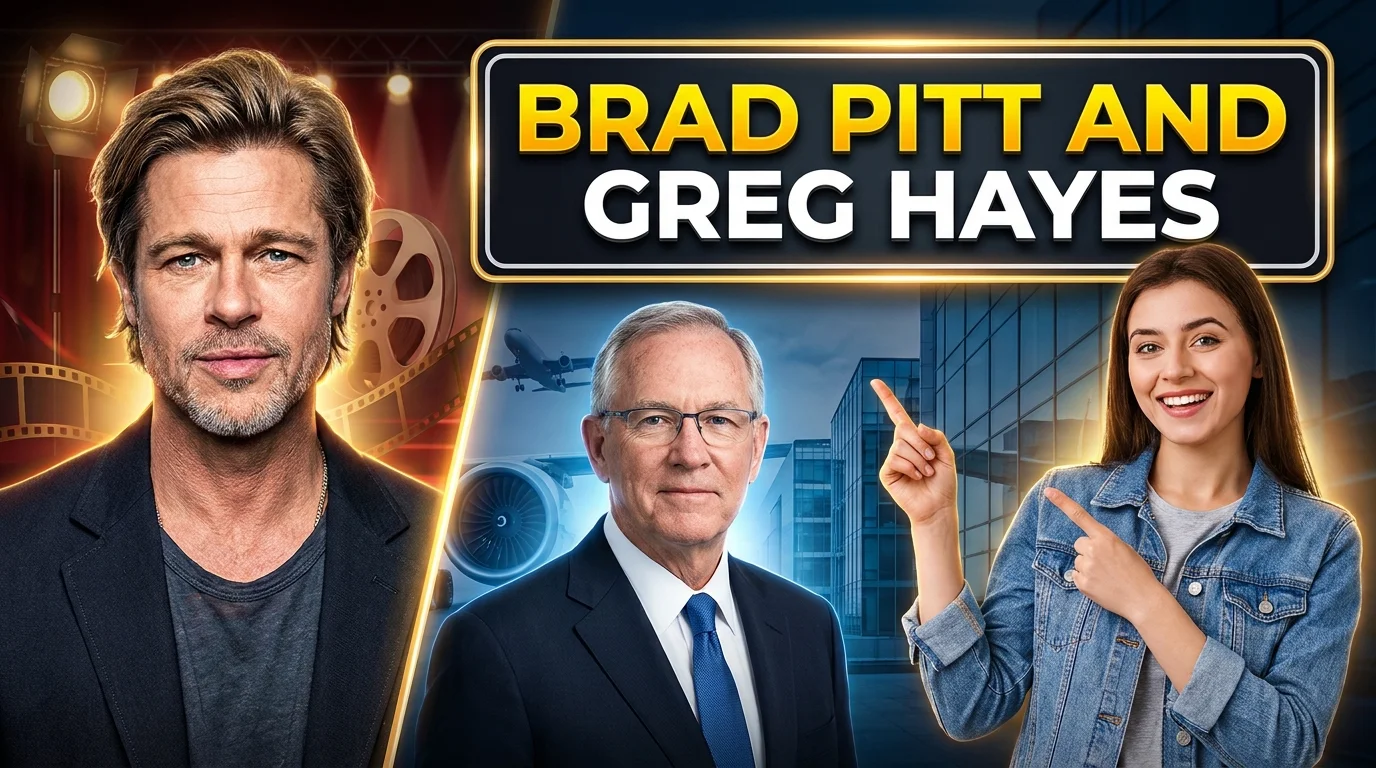 Brad Pitt and Greg Hayes