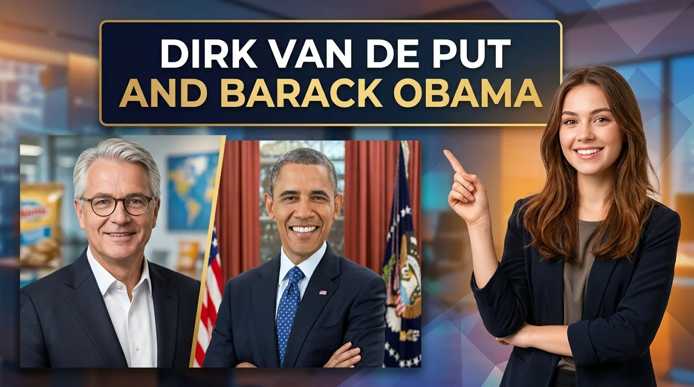 Dirk Van de Put and Barack Obama
