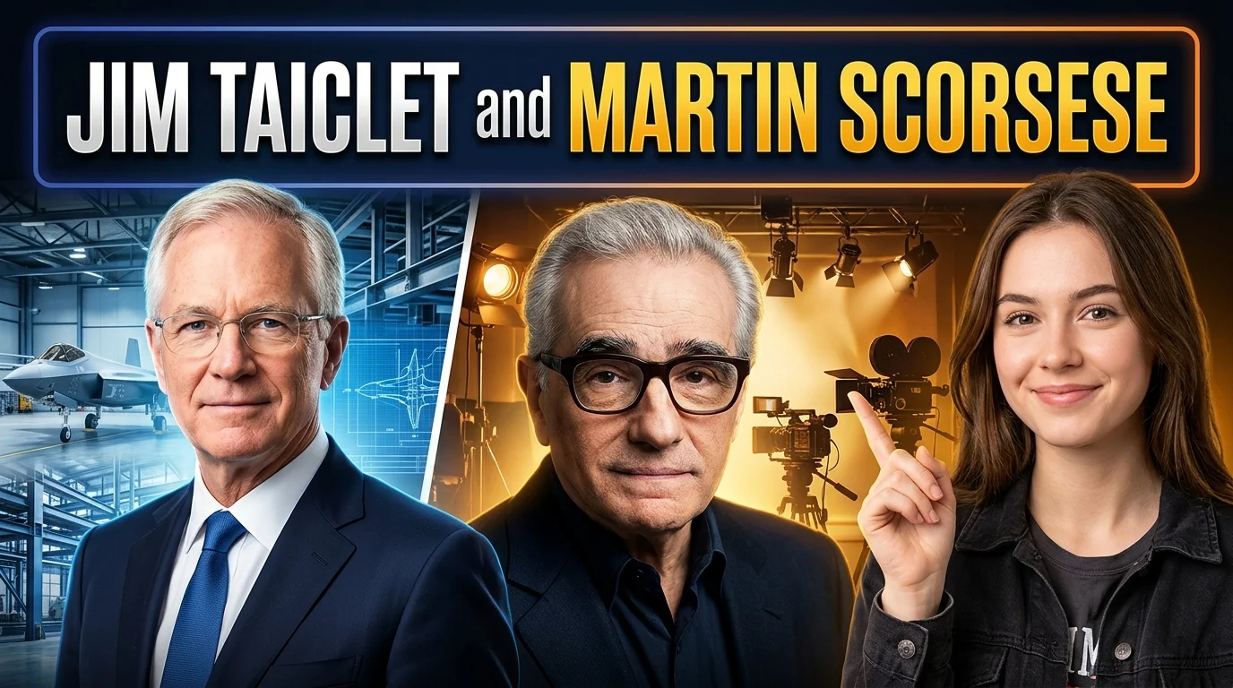 Jim Taiclet and Martin Scorsese