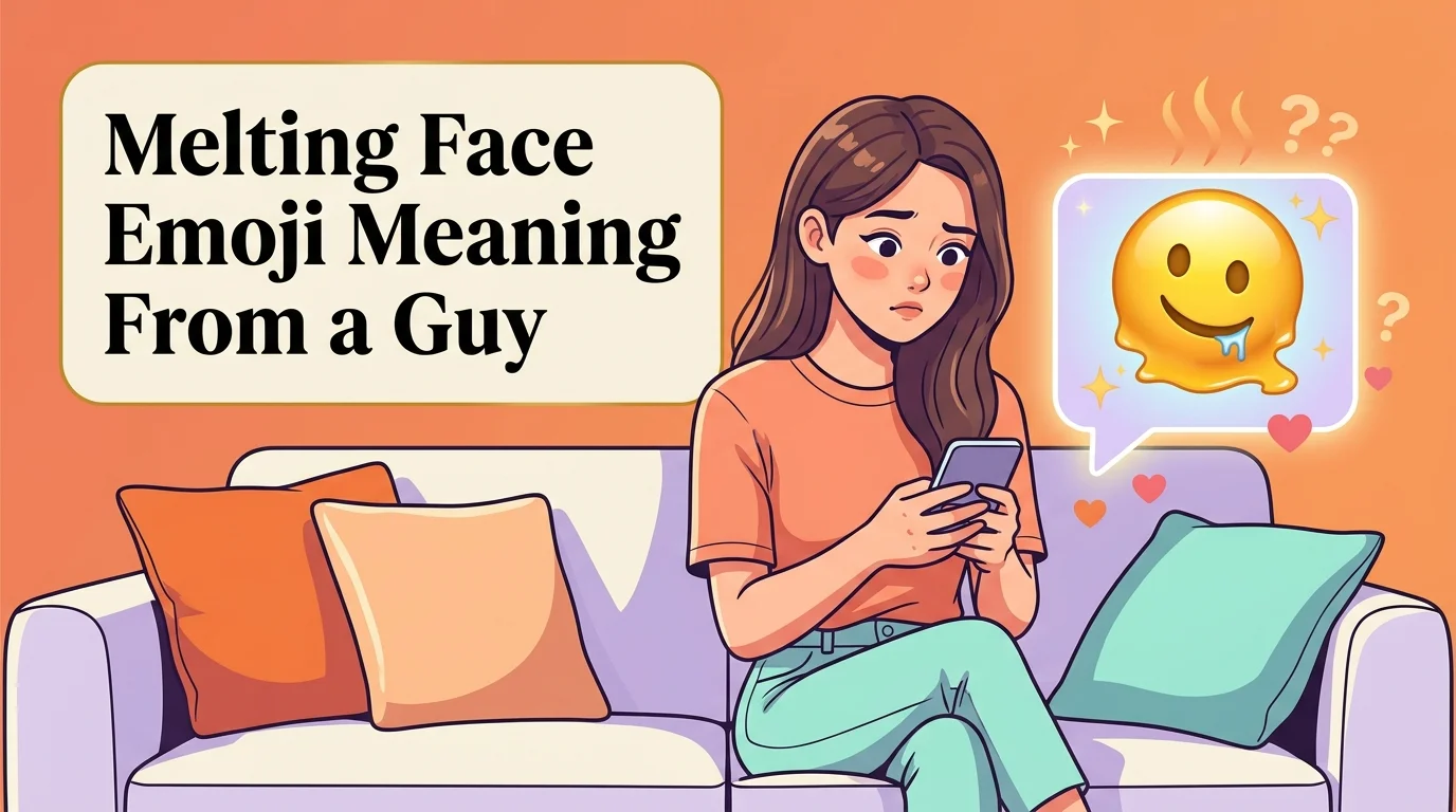 Melting Face Emoji Meaning From a Guy