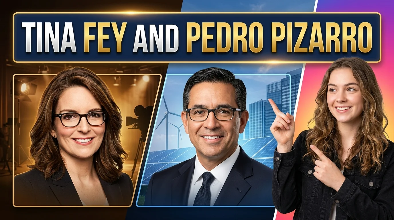Tina Fey and Pedro Pizarro
